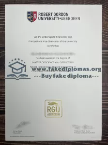 Get Robert Gordon University Aberdeen fake diploma.