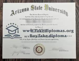 Buy Arizona State University fake diploma, Fake ASU degree.