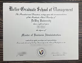 I want to buy Keller Graduate School of Management fake diploma.