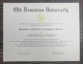 How to get the Old Dominion University fake degree?