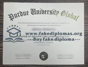 Get Purdue University Global fake diploma, Fake PUG certificate.