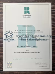 Buy Roehampton University fake diploma.