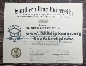 Buy Southern Utah University fake diploma, Fake SUU certificate.