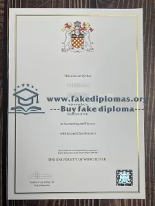 Buy University of Winchester fake diploma, Fake University of Winchester degree.