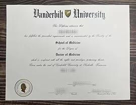 Obtain Vanderbilt University fake diploma online.