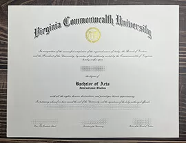 How to order the Virginia Commonwealth University fake Diploma?