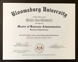 How to order a 100% copy Bloomsburg University diploma?
