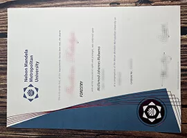 Purchase Nelson Mandela Metropolitan University fake diploma.