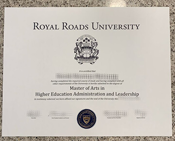 Get Royal Roads University fake diploma online.