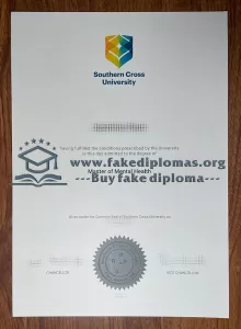 Buy Southern Cross University fake diploma, Fake SCU degree.