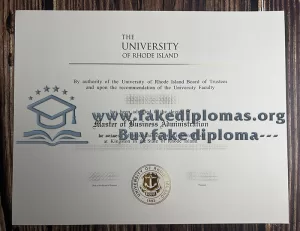Buy University of Rhode Island fake diploma, Fake URI degree.