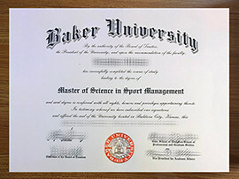 Obtain Baker University fake diploma online, Fake Baker University degree.