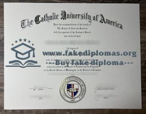 Buy Catholic University of America fake diploma, Fake CUA degree.