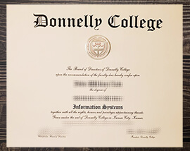 Obtain Donnelly College fake diploma online.