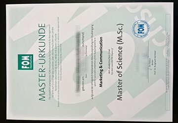 How do i buy FOM Hochschule fake certificate?