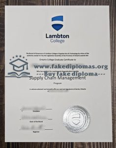 Buy Lambton College fake diploma, Fake Lambton College degree.