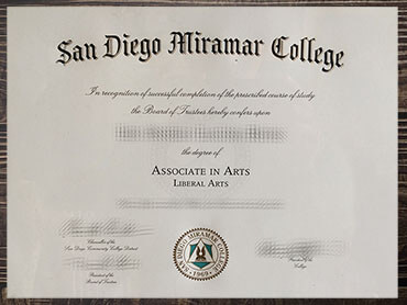Can i get to buy San Diego Miramar College fake diploma?