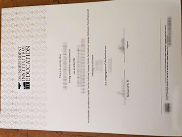 Make The Independent Institute of Education diploma.