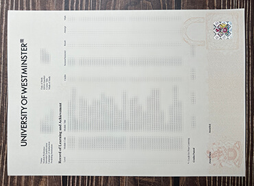 How to make the University of Westminster transcript?