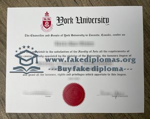Buy York University fake diploma, Make YU degree.