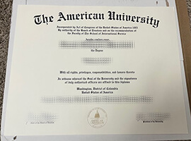 How to order the American University fake Diploma?