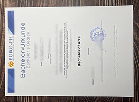 Purchase EURO-FH University of Applied Sciences fake diploma.