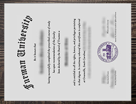 Can i get to buy Furman University fake diploma?