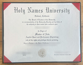 Buy a Holy Names University fake diploma.