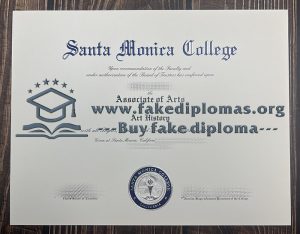Buy Santa Monica College fake diploma, Fake SMC degree.