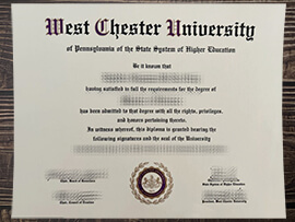 Get West Chester University fake diploma, Obtain WCU fake degree.