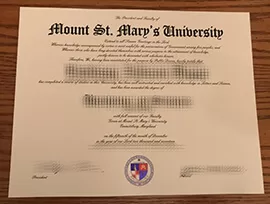 Obtain Mount St Mary's University fake diploma online.
