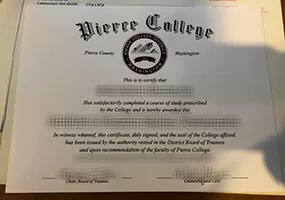 Order Pierce College fake diploma online.