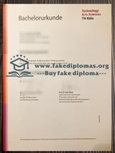 Buy Technology Arts Sciences TH Köln fake certificate.