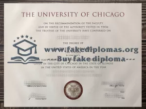 Buy University of Chicago fake diploma, Fake UChi degree.