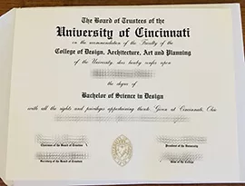 Obtain University of Cincinnati fake diploma online.