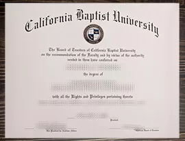 Obtain California Baptist University fake diploma online.
