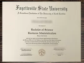Get a Fayetteville State University fake diploma.