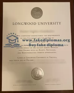 Buy a Longwood University fake diploma.