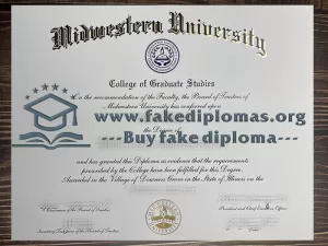 Buy Midwestern University fake diploma, Fake MWU degree.