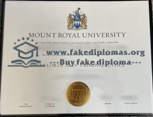 Buy Mount Royal University fake diploma, Fake MRU degree.