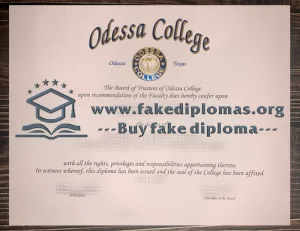 Buy Odessa College fake diploma online.