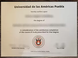 Obtain Universidad de las Américas de Puebla fake diploma online.