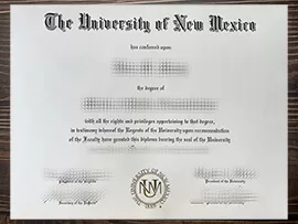 I want to buy University of New Mexico fake certificate.