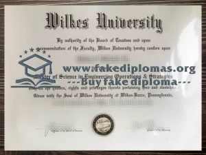 Buy Wilkes University fake diploma, Fake Wilkes University degree.