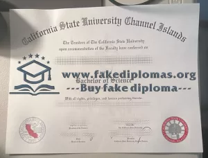 Buy California State University Channel Islands fake diploma, Fake CSUCI degree.