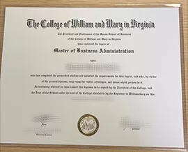 How to order College of William and Mary in Virginia fake degree?