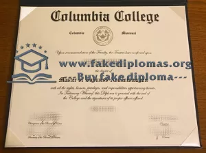 Buy a Columbia College fake diploma.