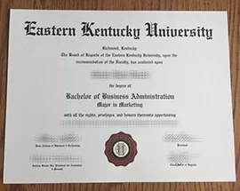 Purchase Eastern Kentucky University fake diploma.