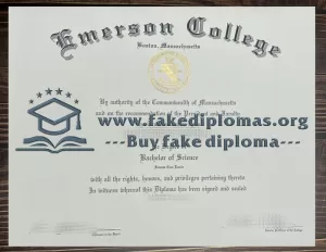 Buy Emerson College fake diploma online.