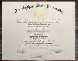 Where to buy Framingham State University fake diploma online?